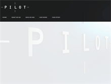 Tablet Screenshot of pilotdesigngroup.com